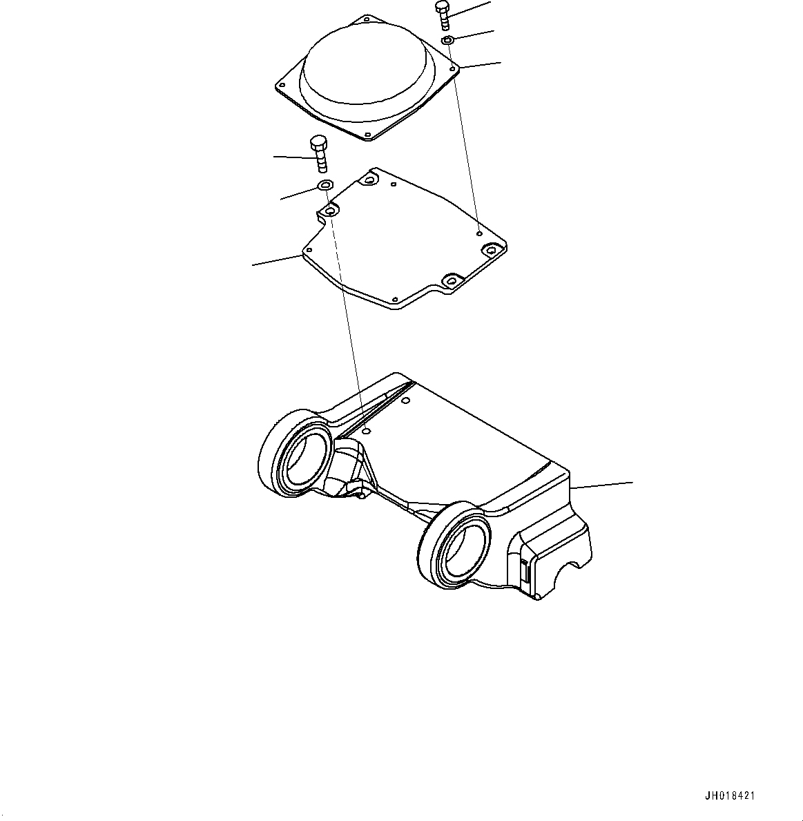 Bogie Assembly 198-30-02160 KOMATSU