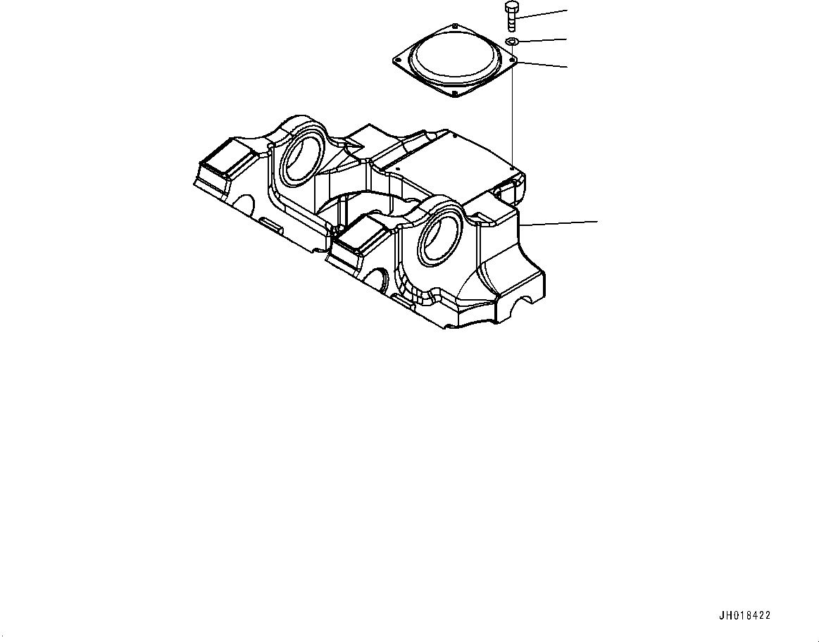 Bogie Assembly 198-30-02150 KOMATSU