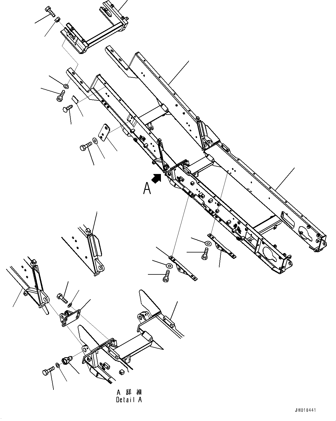 Frame, Front 8240-75-7112 KOMATSU