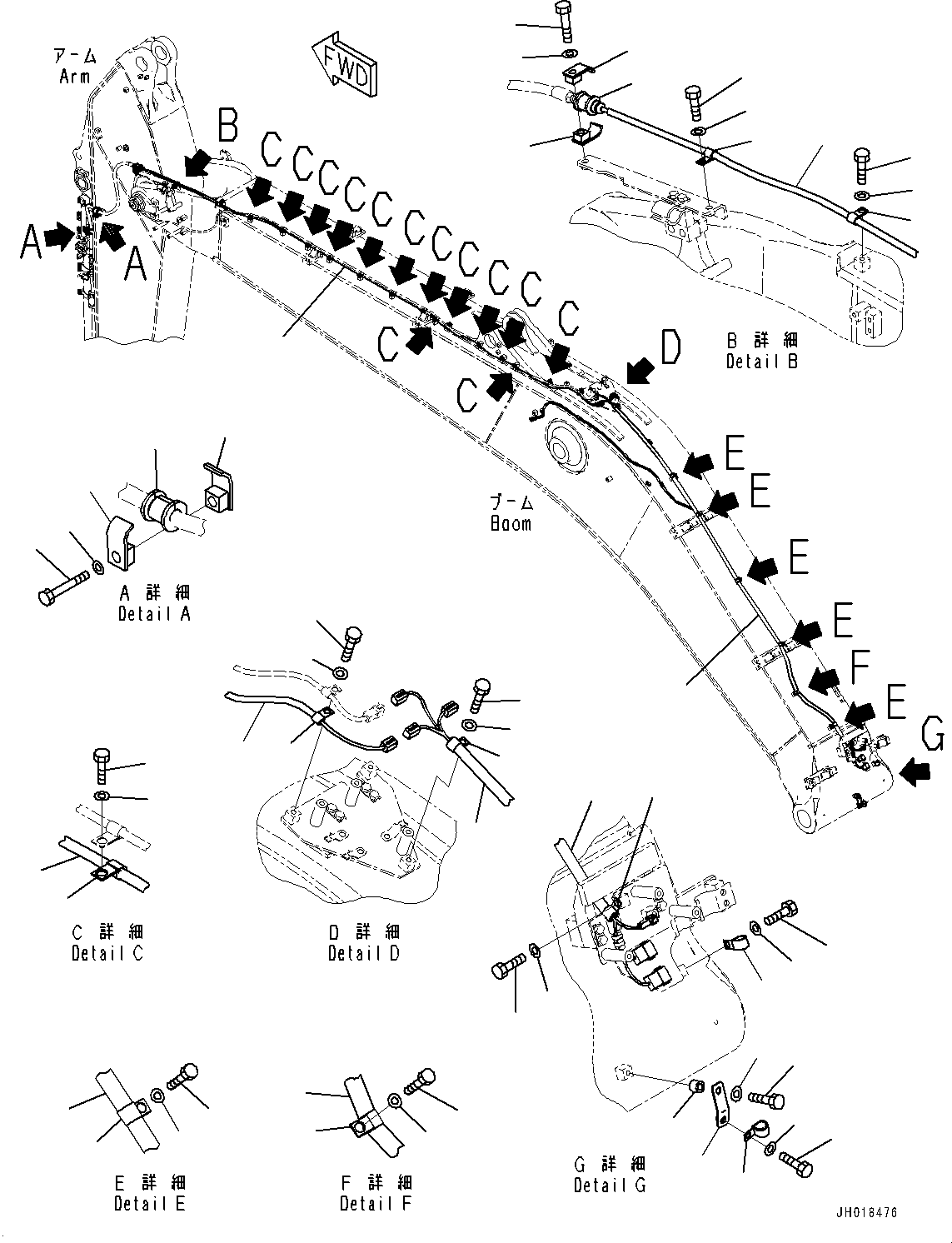 Жгут проводов 208-06-27441 KOMATSU
