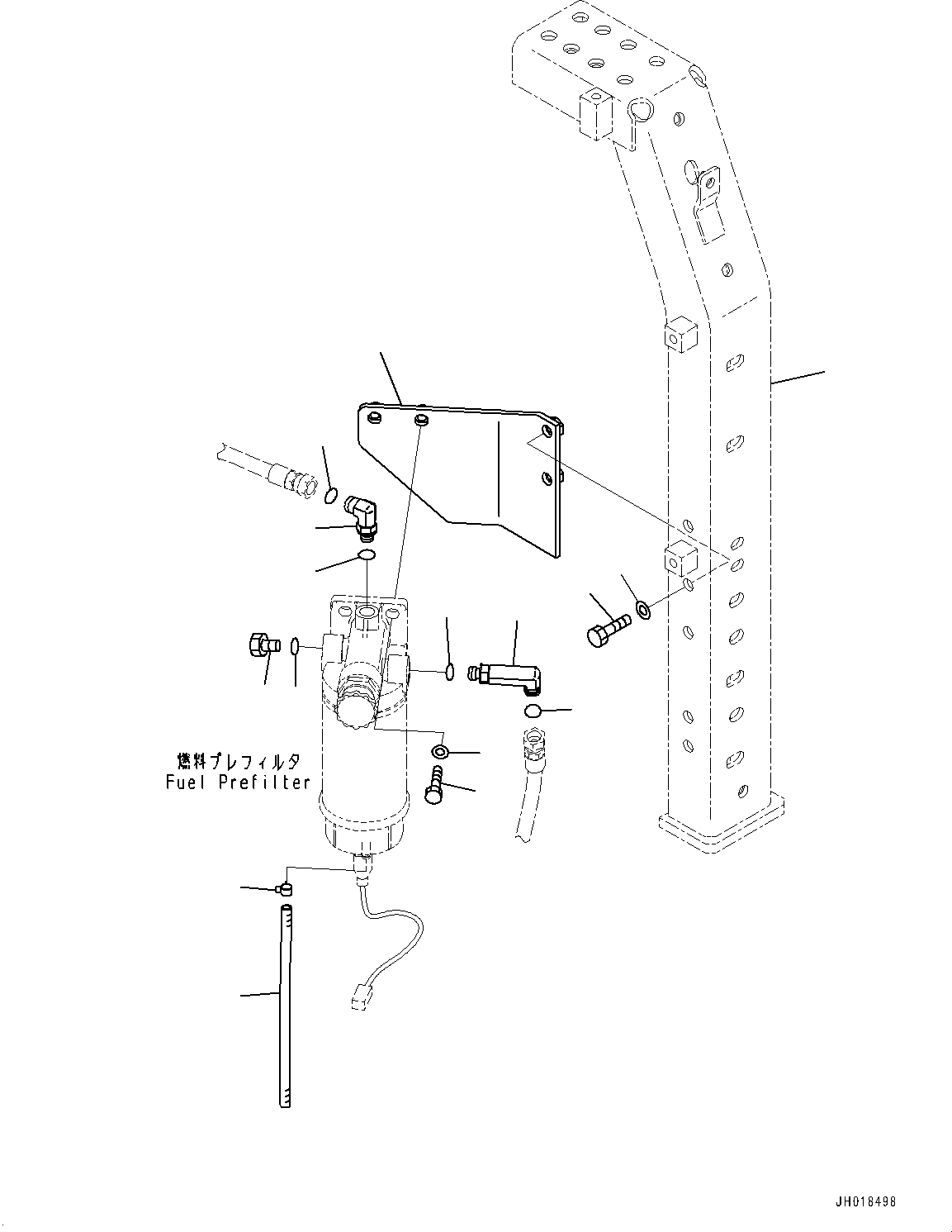 Frame(Side Cover L.H.) (8240-54-7930) KOMATSU