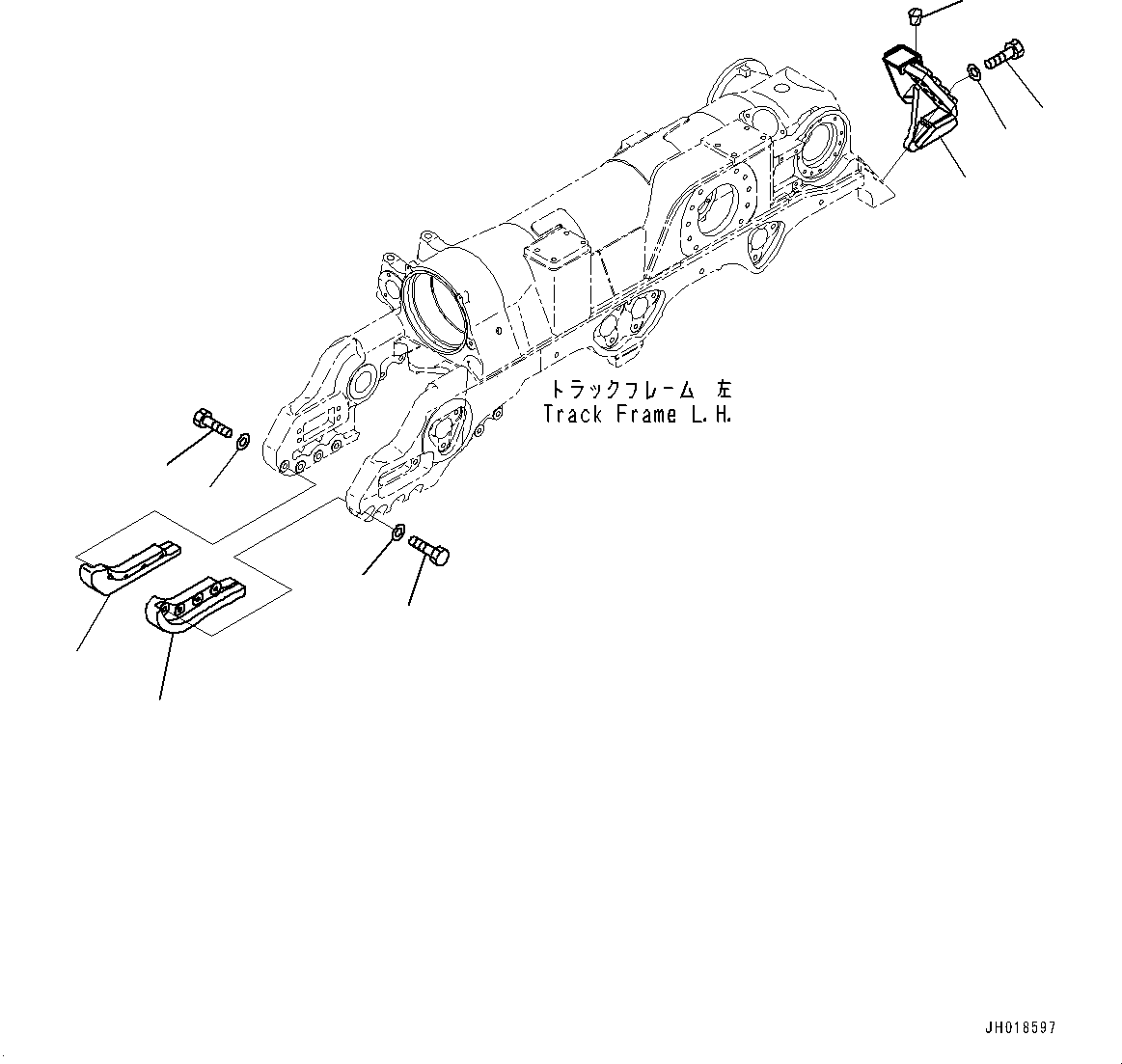 Ограждение 195-30-67250 KOMATSU