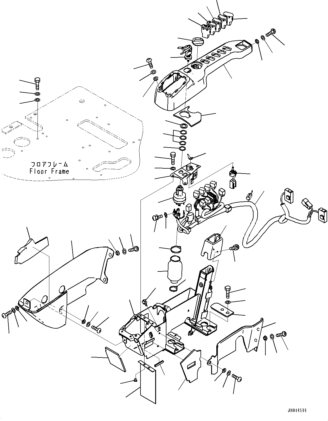 Жгут проводов 2A7-06-21160 KOMATSU