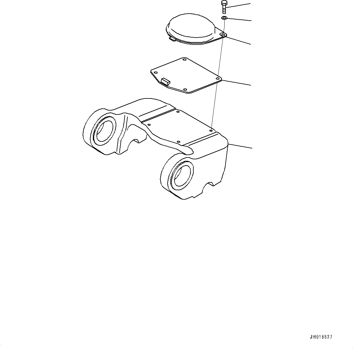 Bogie Assembly 195-30-04110 KOMATSU