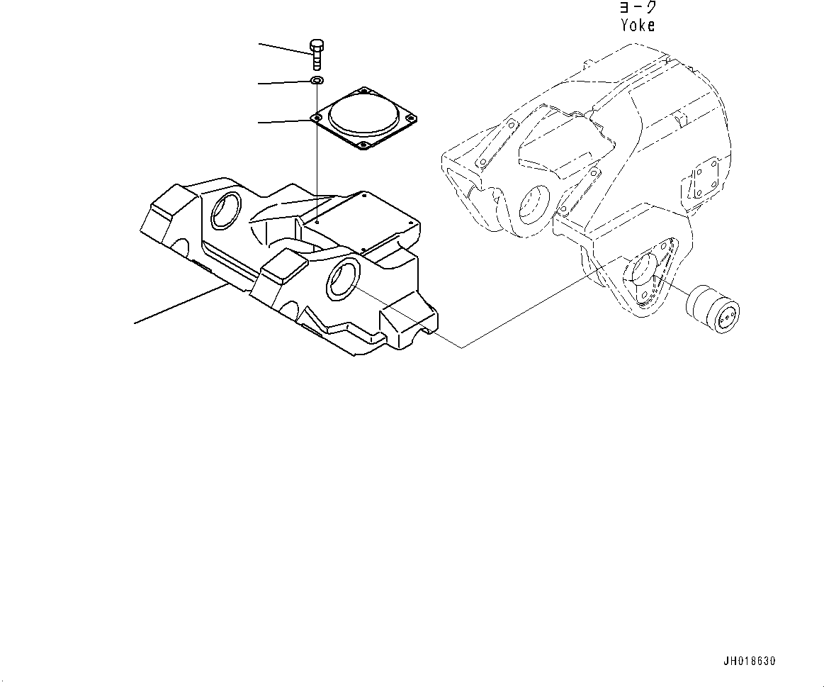 Bogie Assembly 195-30-04120 KOMATSU