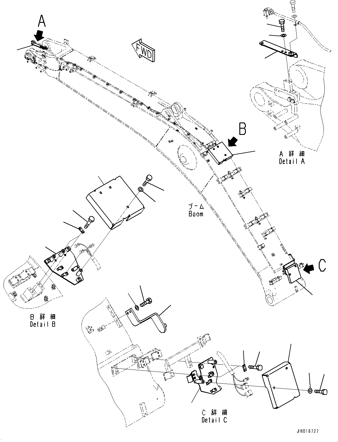Кронштейн 2A7-70-15141 KOMATSU