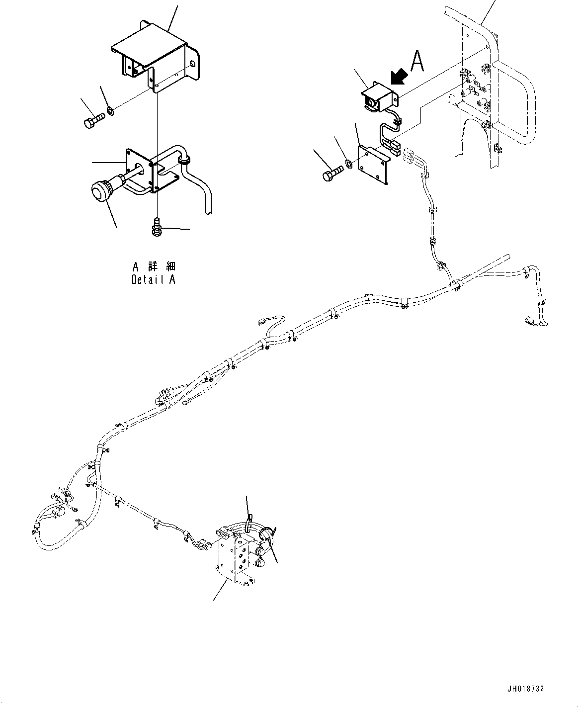 Bracket(Attachment Piping,Side Conveyor Piping,With Muck Conveyor 300mm/450mm) (8240-62-4210) KOMATSU
