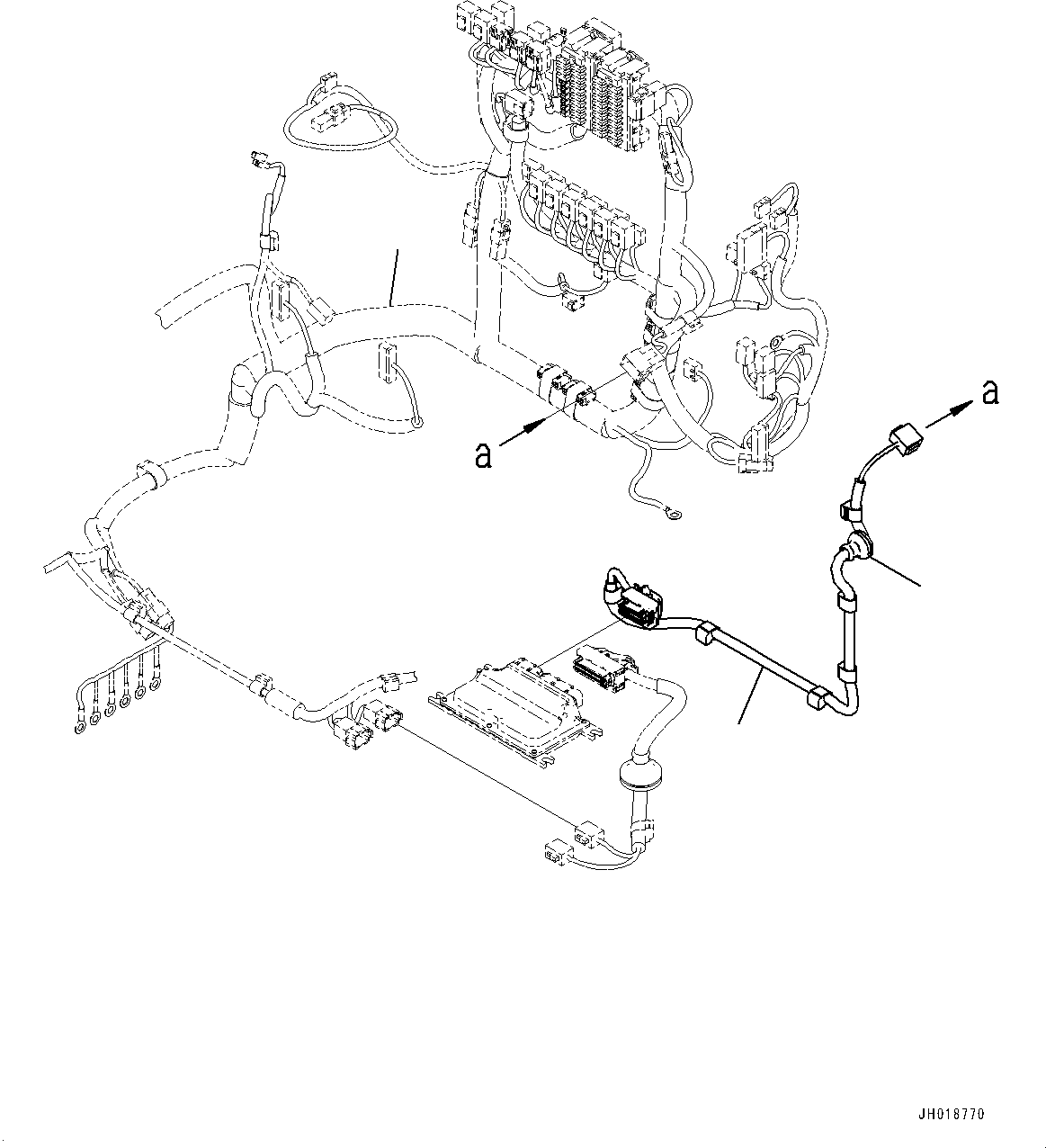 Жгут проводов 2A7-06-21180 KOMATSU