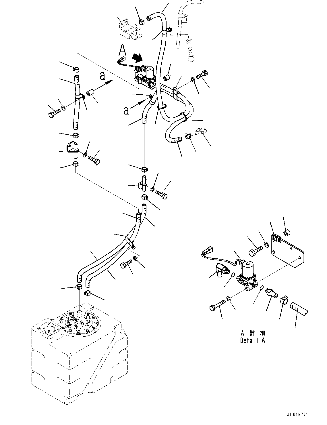 Tee(Water Piping) (8240-01-6510) KOMATSU