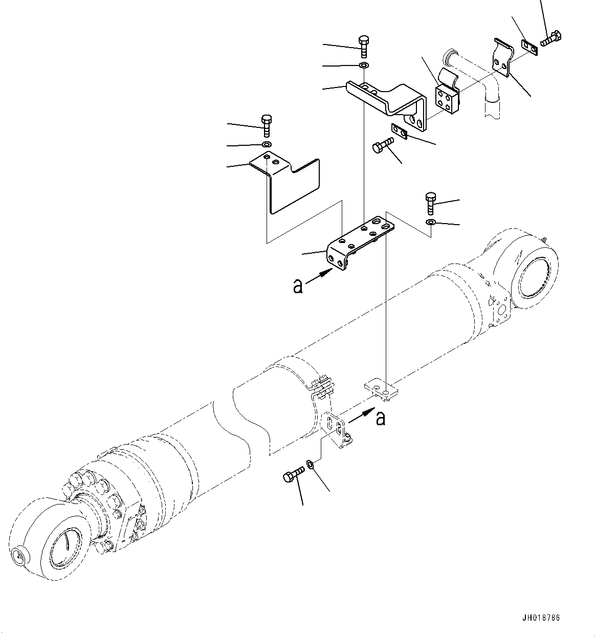 Кронштейн 208-70-27522 KOMATSU