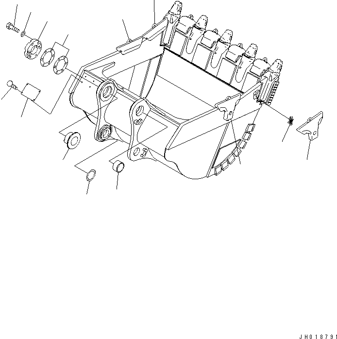 Пластина 775-00-41210 KOMATSU
