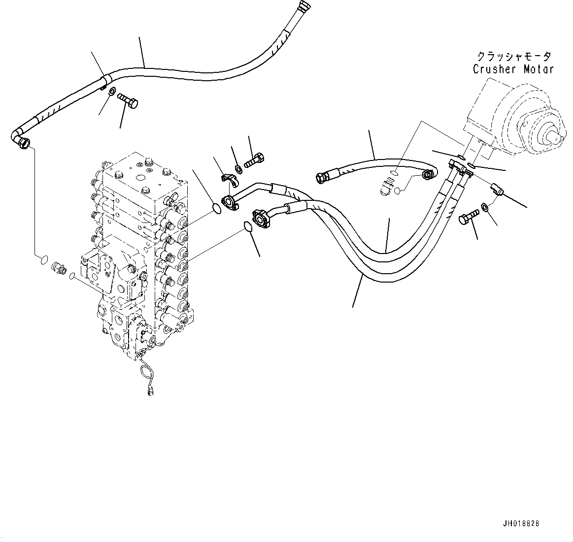 шланг 02774-005A7 KOMATSU