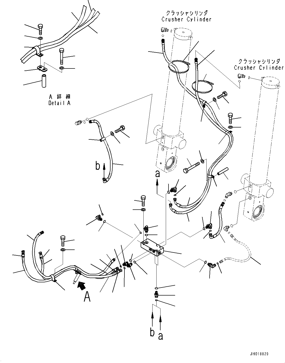 Шланг с торцевым уплотнением 02754-00321 KOMATSU