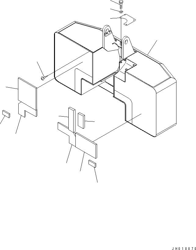 Лист 21M-54-15840 KOMATSU