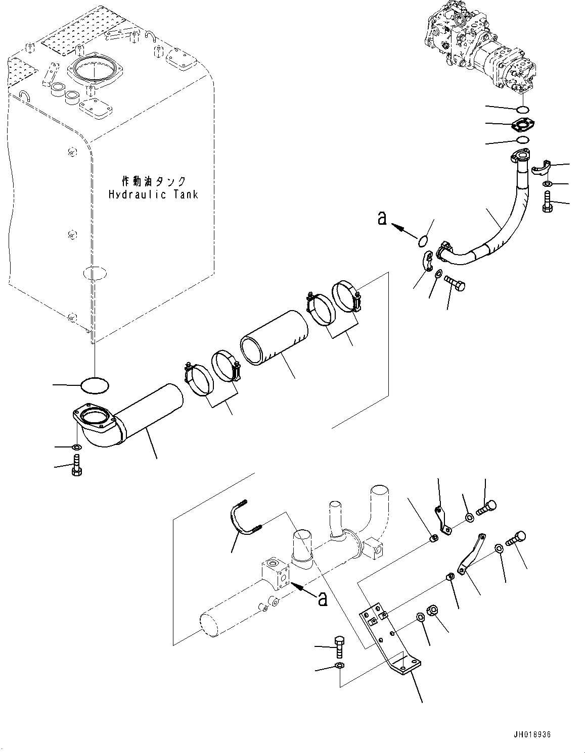Шланг 07279-01407 KOMATSU