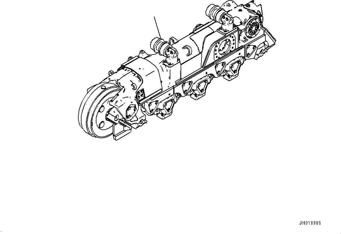 Track Frame Kit 198-30-06010 KOMATSU