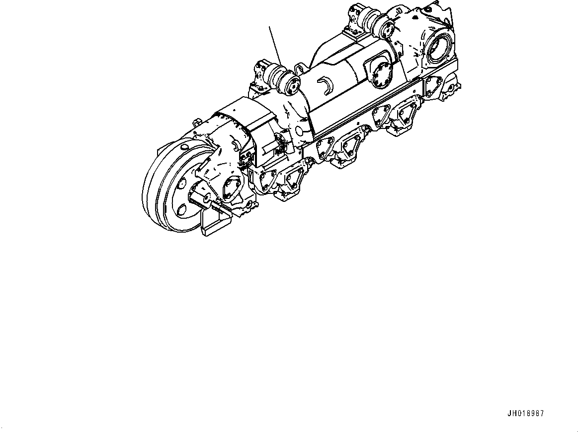 Track Frame Kit 198-30-06020 KOMATSU
