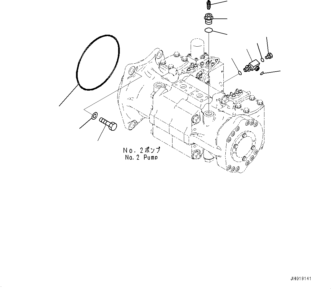 Угольник 21M-62-51780 KOMATSU