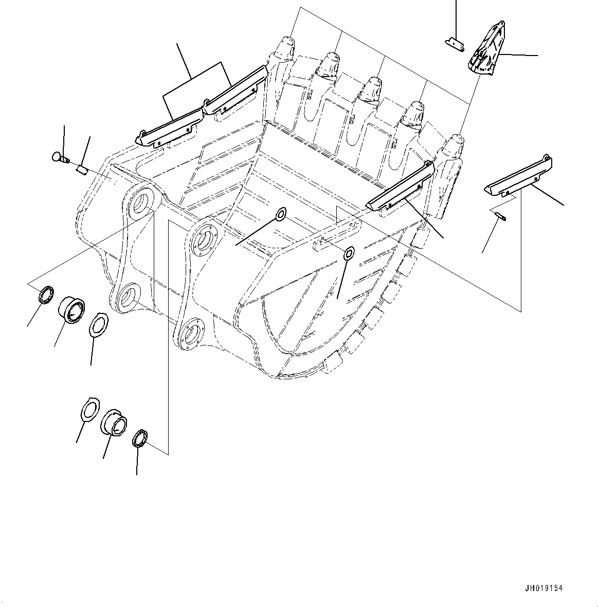 Палец 775-939-PP10 KOMATSU