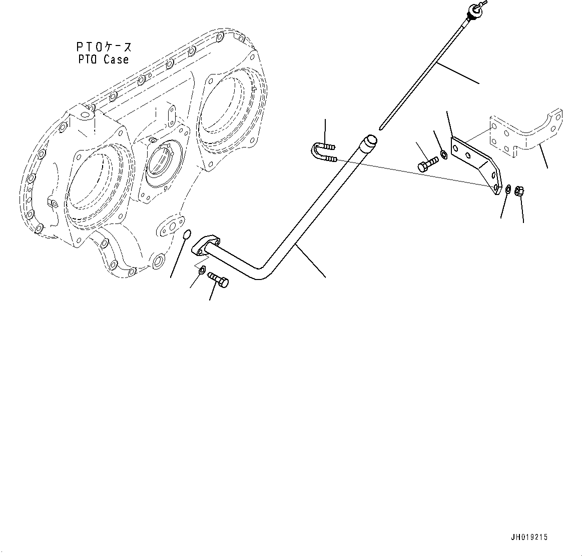 Bracket(Delivery Piping) (21M-62-51830) KOMATSU