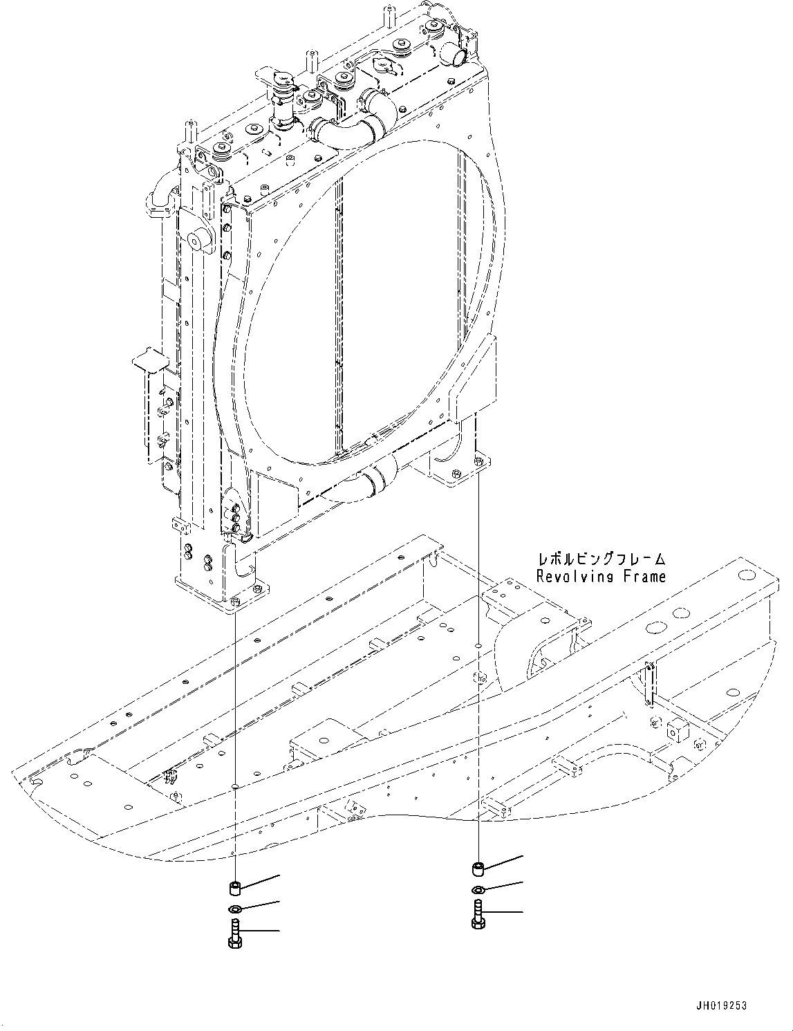 Упорное кольцо 21M-54-54190 KOMATSU