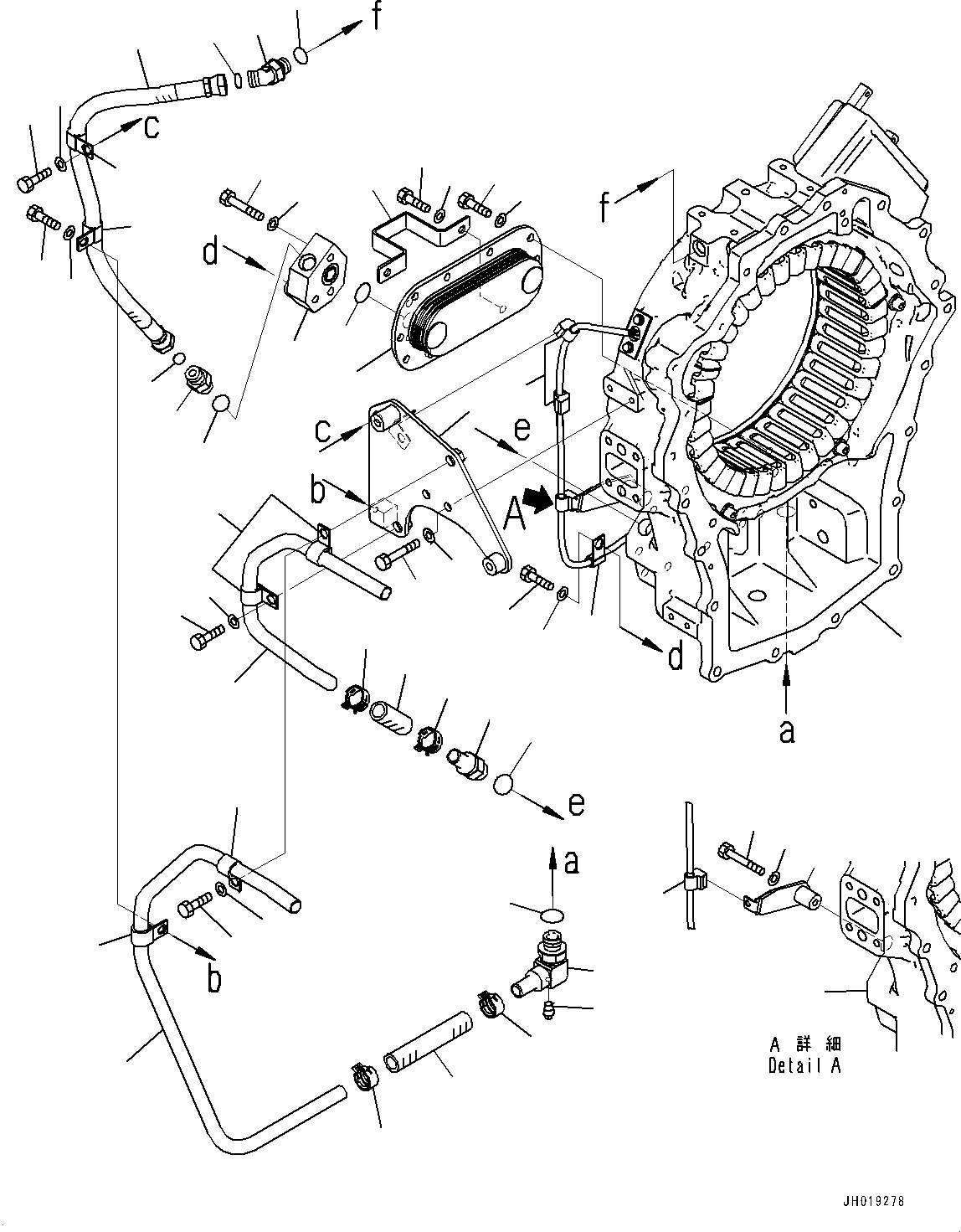 Угольник 7875-10-9541 KOMATSU
