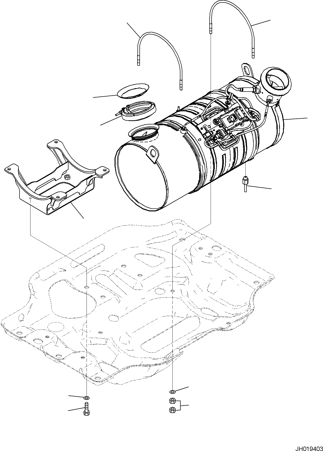 SCR Assembly 6544-01-0070 KOMATSU
