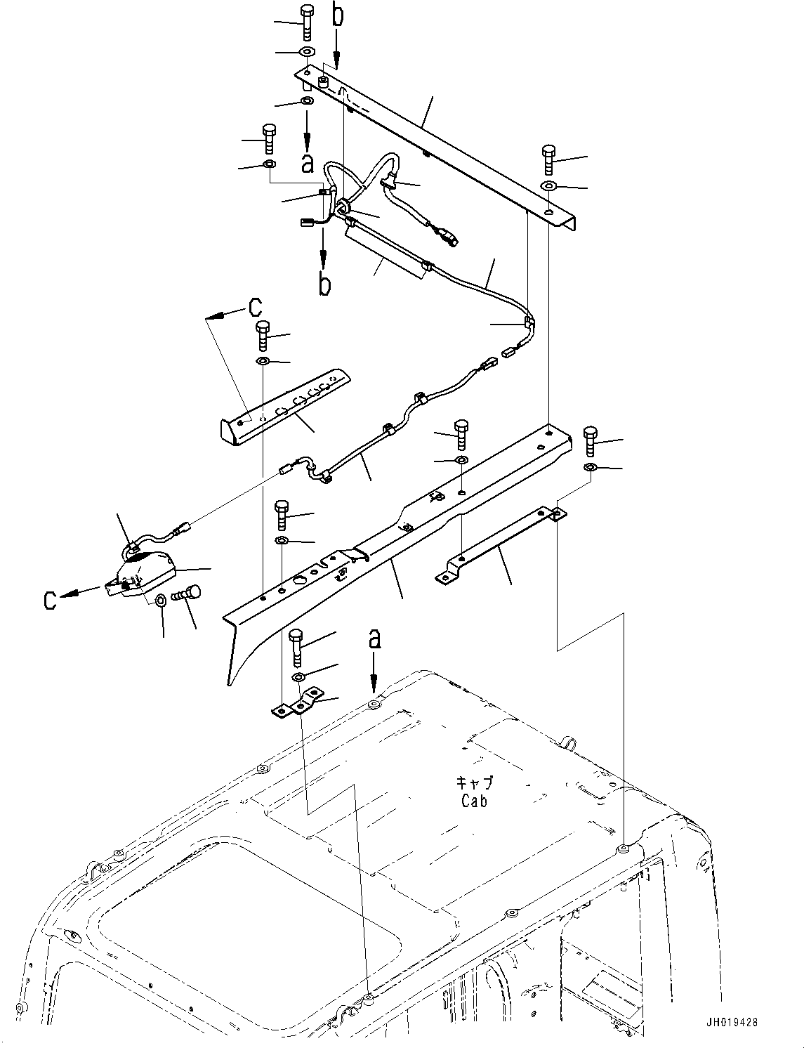 Кронштейн 21M-53-51240 KOMATSU