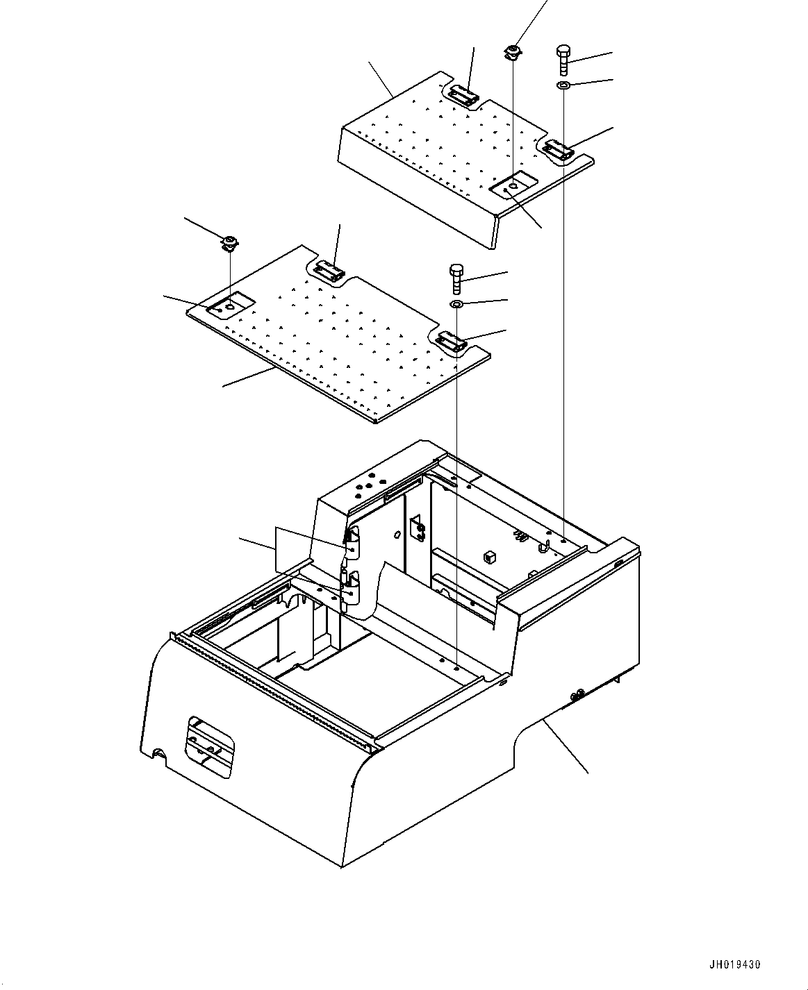 Петля сварная 09467-00004 KOMATSU
