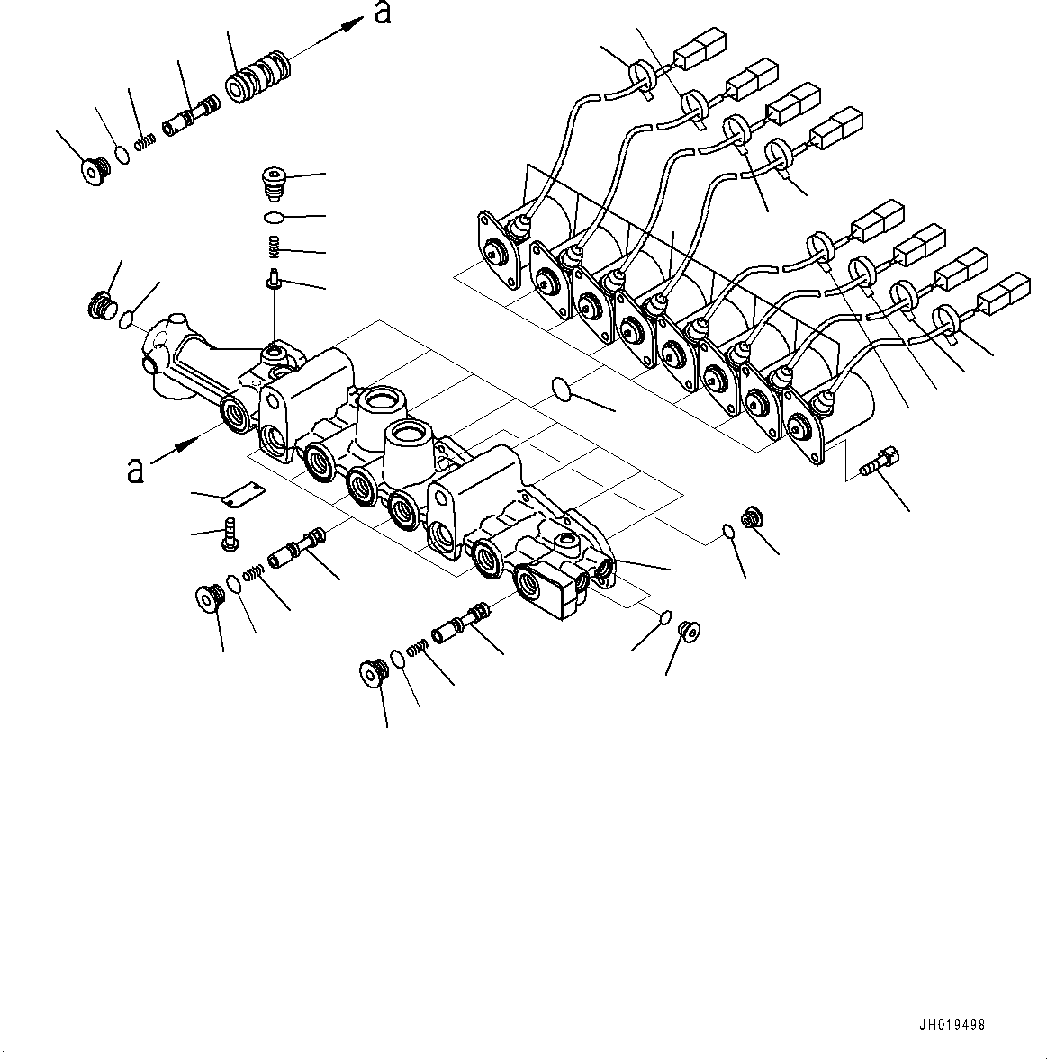 Трубка NY16957-10100 KOMATSU