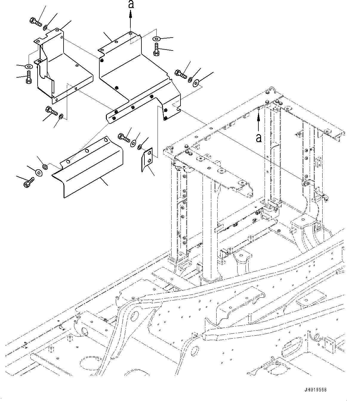 Лист 21K-54-52660 KOMATSU