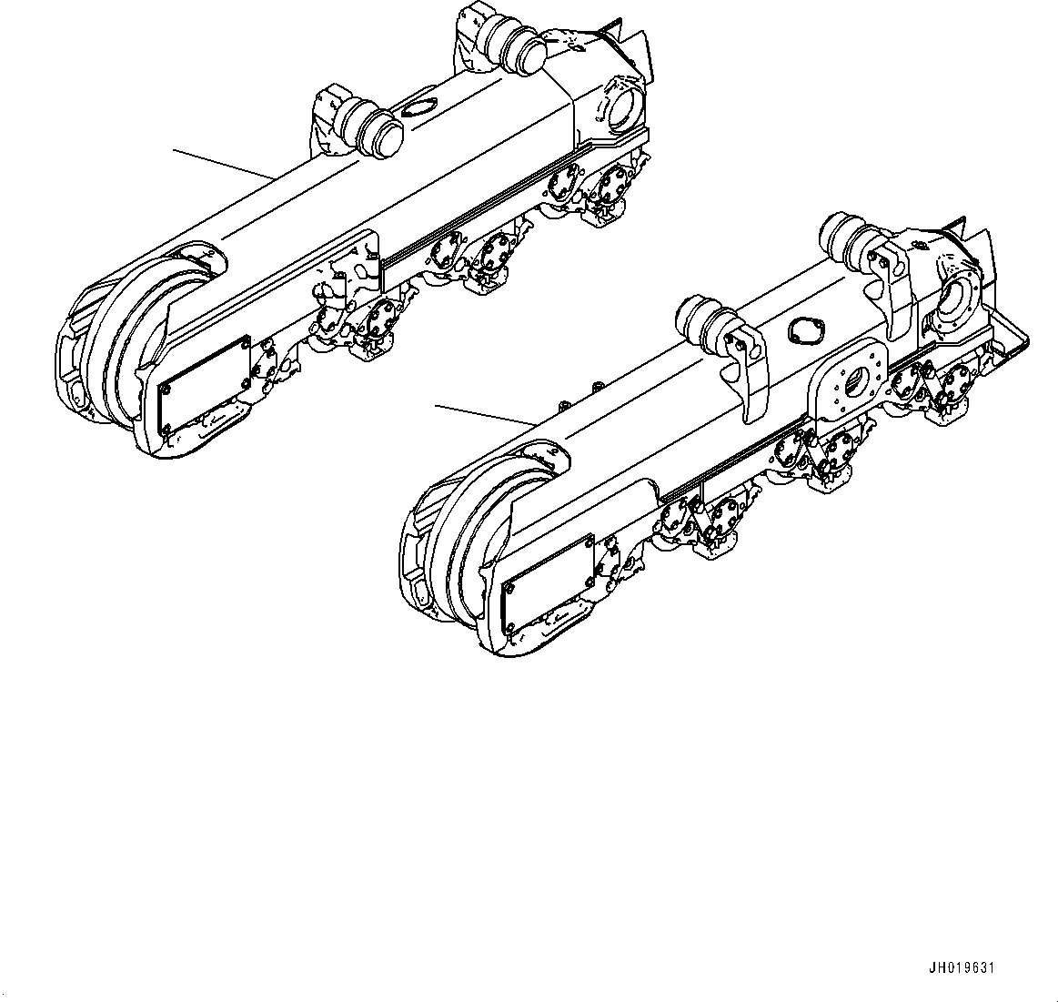 Track Frame Kit 17A-30-00470 KOMATSU