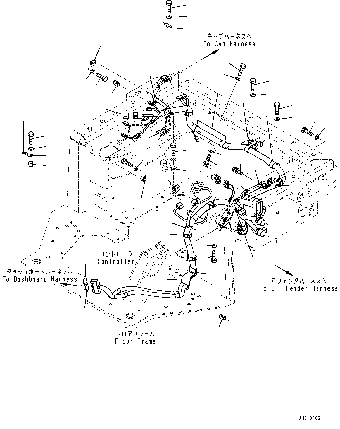 Жгут проводов 17A-06-43620 KOMATSU