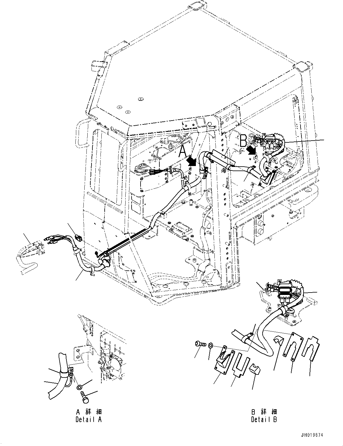 Жгут проводов 17A-06-43610 KOMATSU
