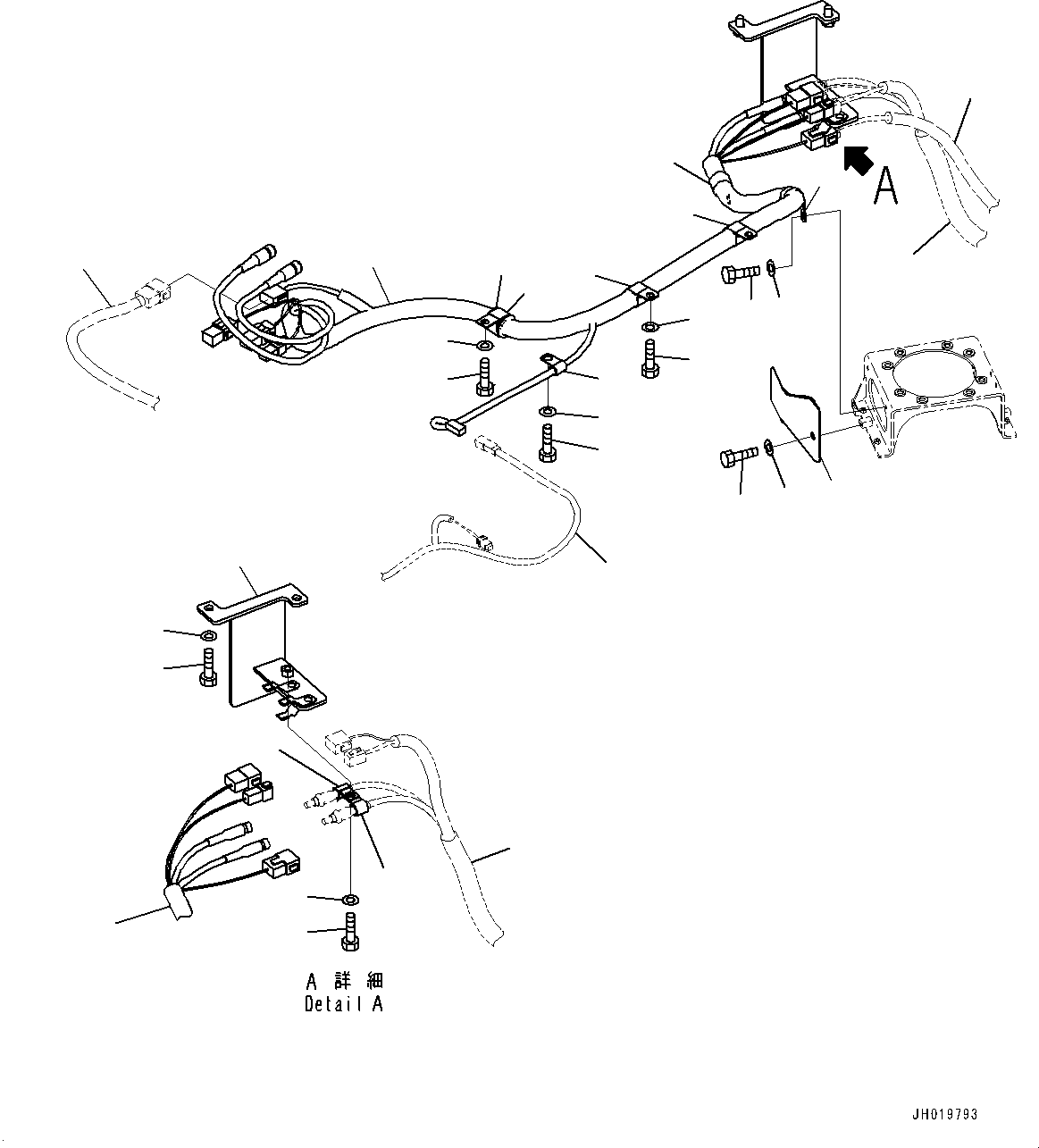 Жгут проводов 17A-06-43631 KOMATSU