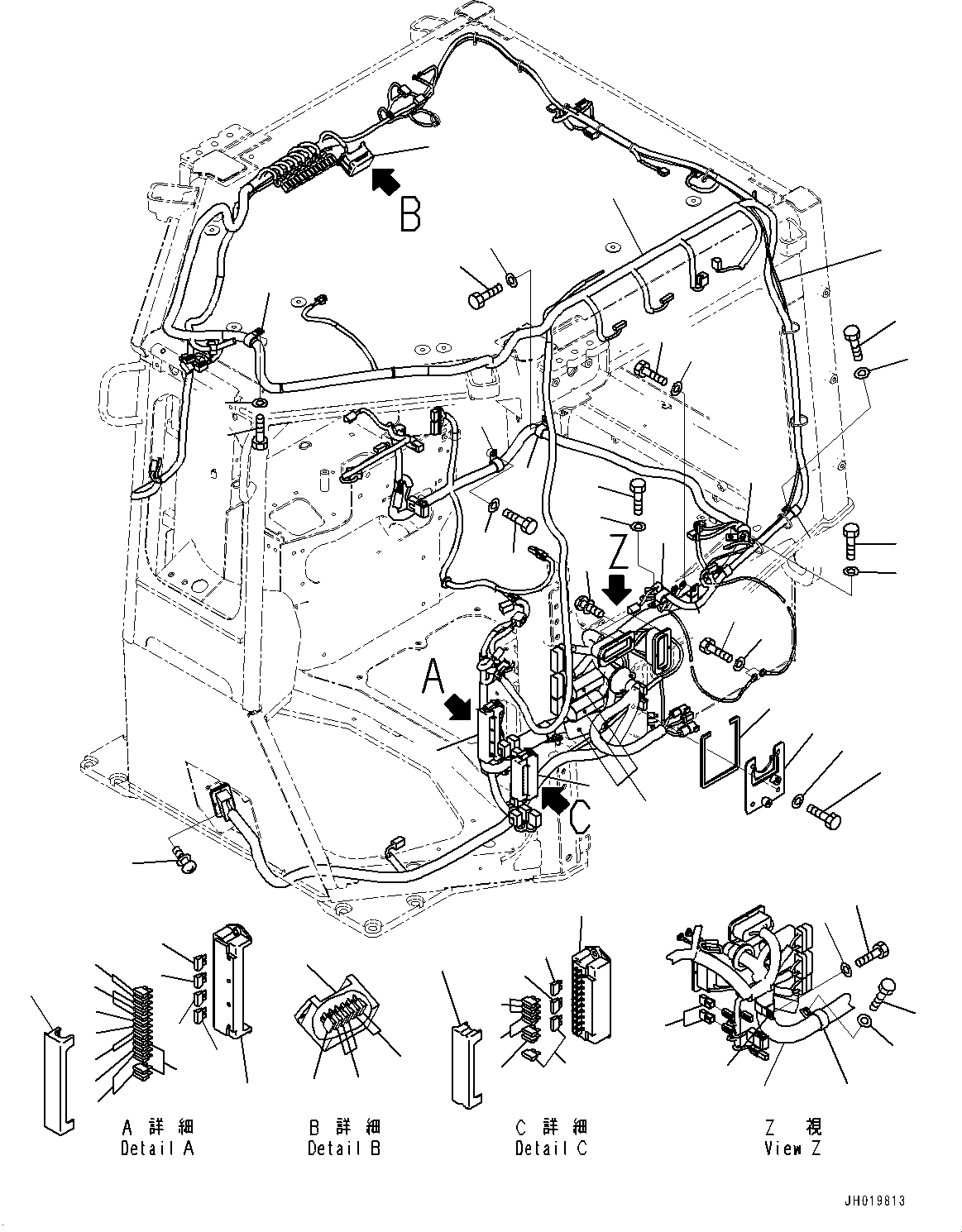 Жгут проводов 14X-06-71191 KOMATSU