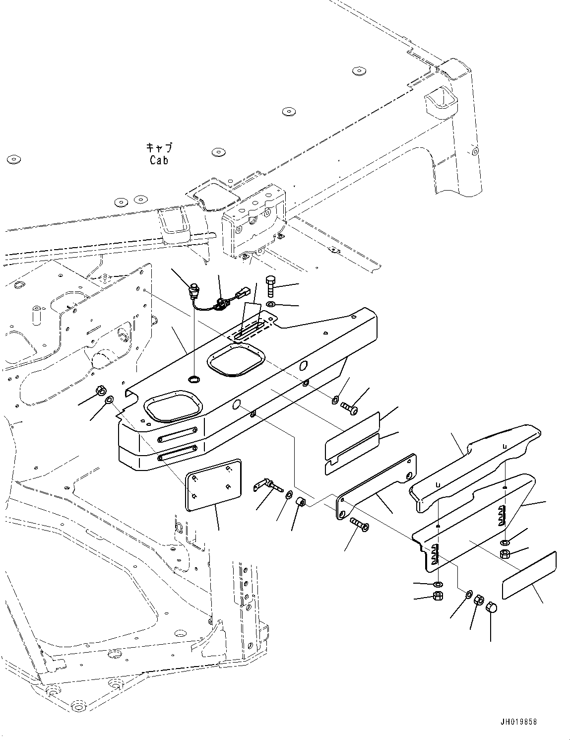 Подлокотник 154-43-89141 KOMATSU