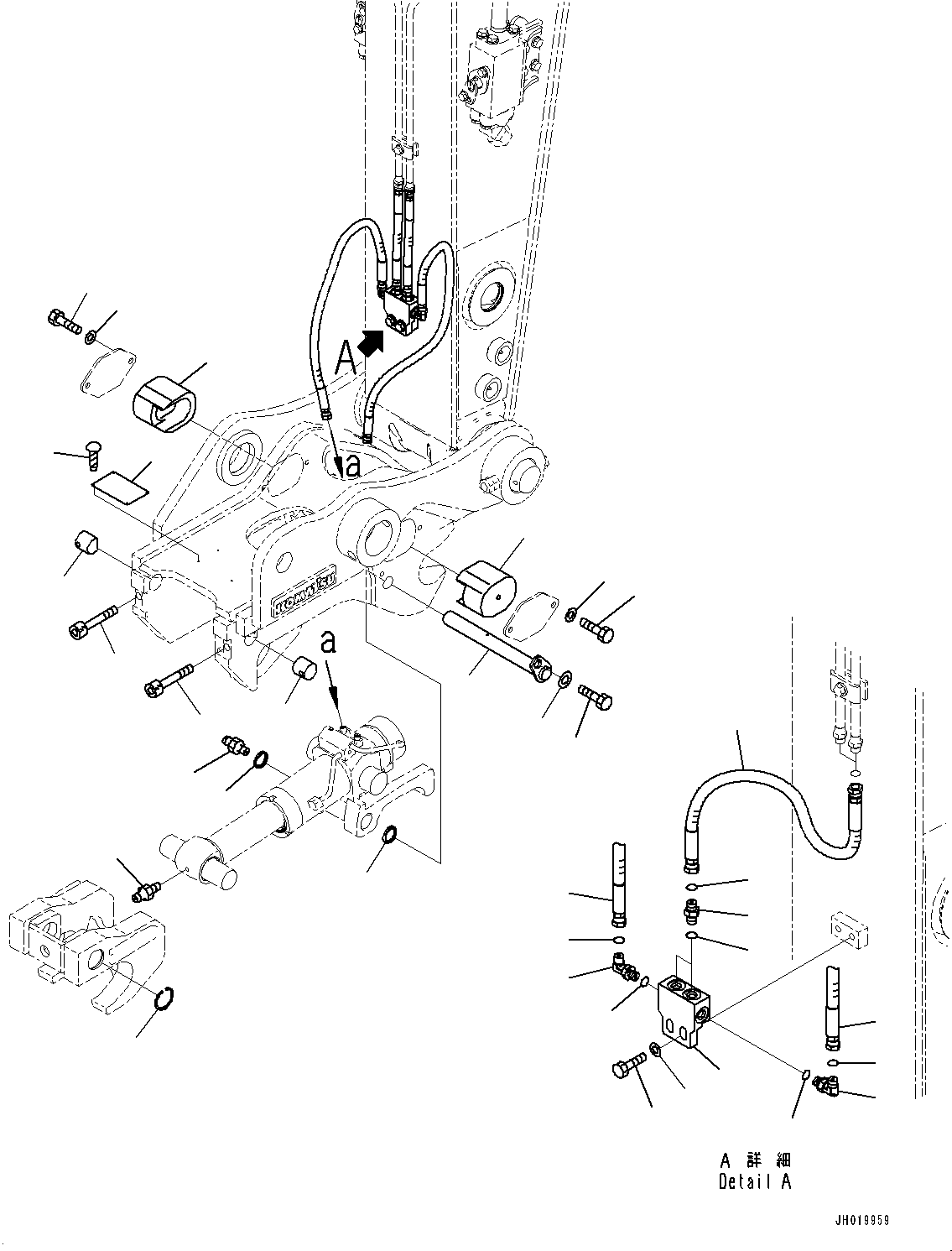 Болт с внутренним шестигранником 01252-91085 KOMATSU
