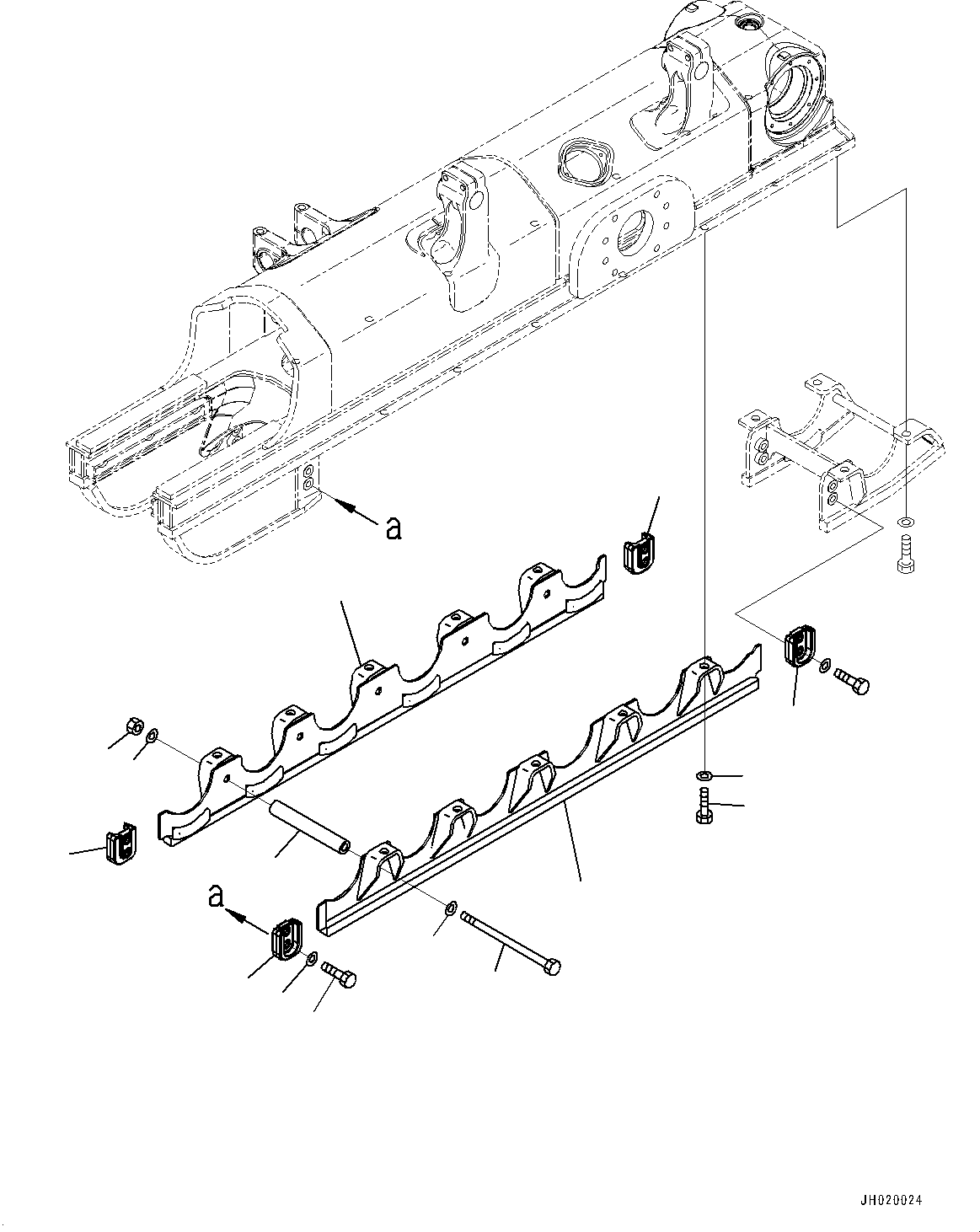 Ограждение 154-30-87311 KOMATSU