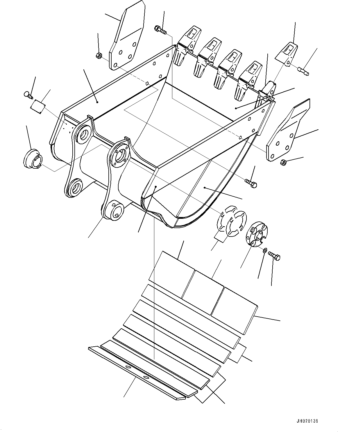 Пластина сварная 775-920-4D30 KOMATSU