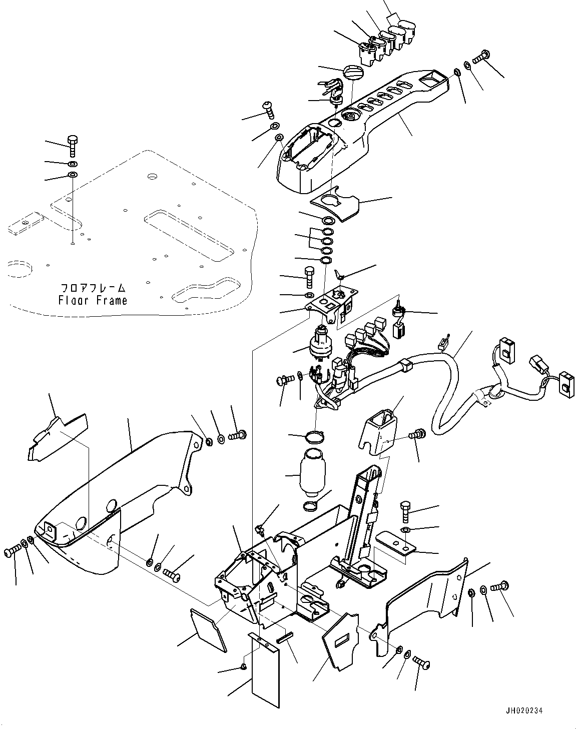 Жгут проводов 2A7-06-21710 KOMATSU
