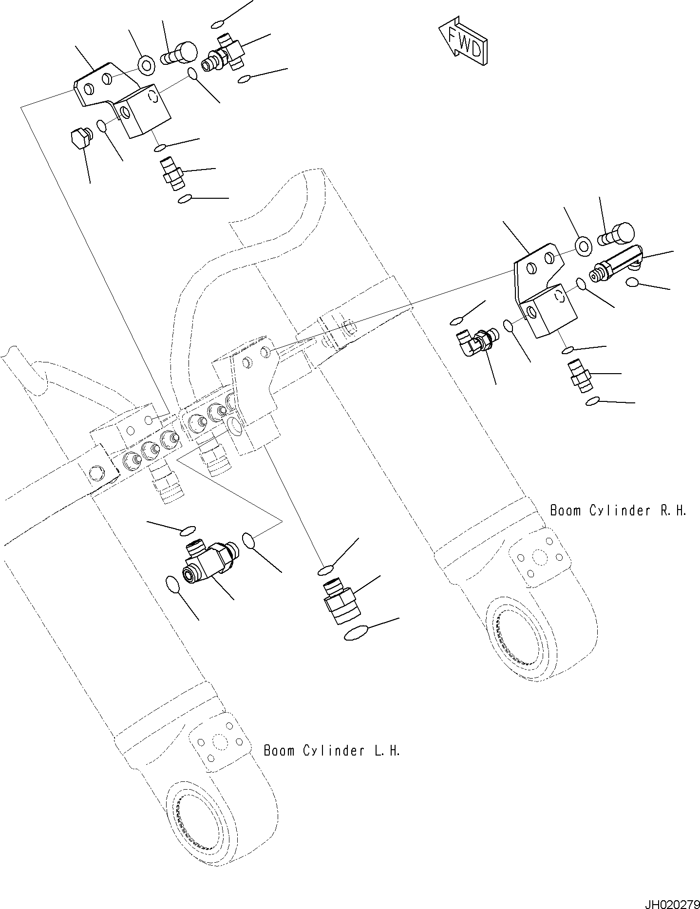 Ниппель 56B-43-R7370 KOMATSU