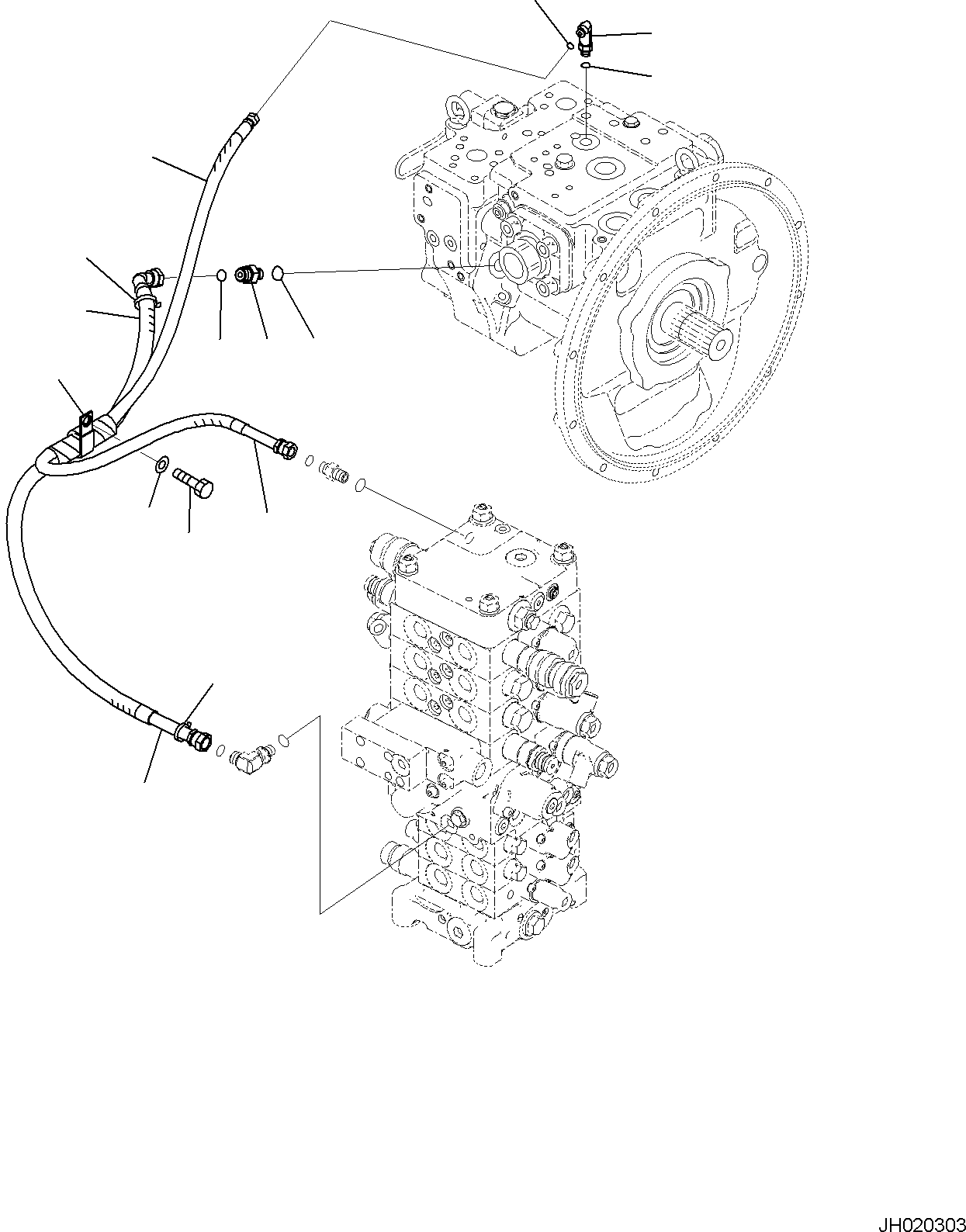 Соединительный штуцер 11Y-62-R2520 KOMATSU