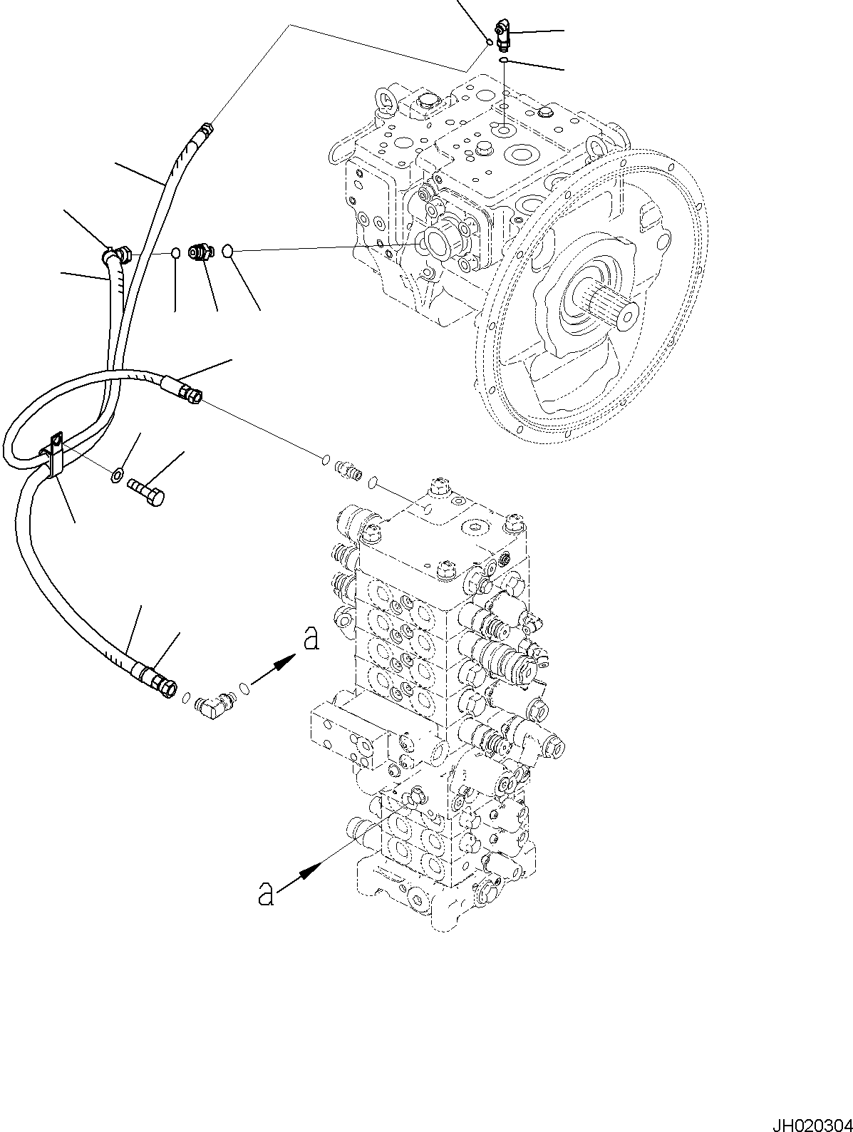 Шланг 21K-62-51851 KOMATSU