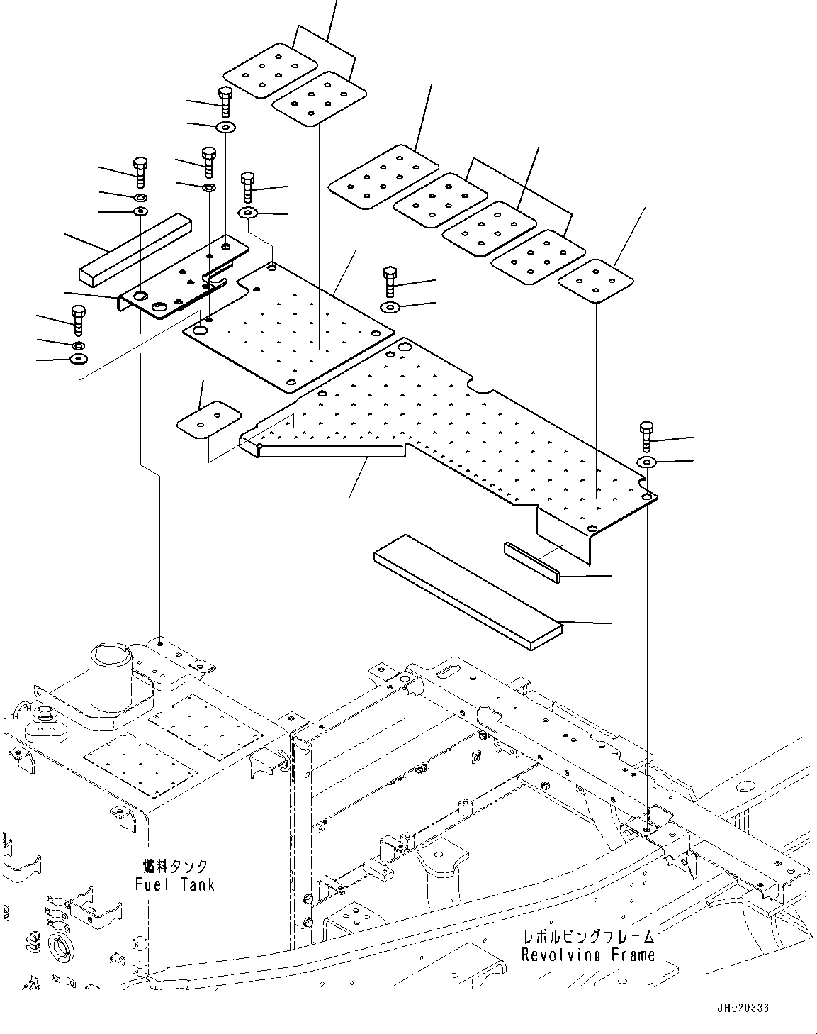 COVER, ASSEMBLY 21K-54-52880 KOMATSU