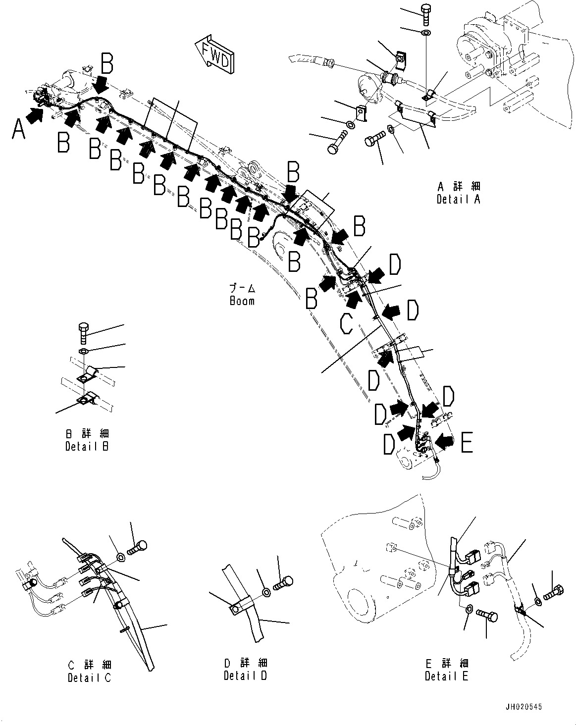 Жгут проводов 2A5-06-26740 KOMATSU