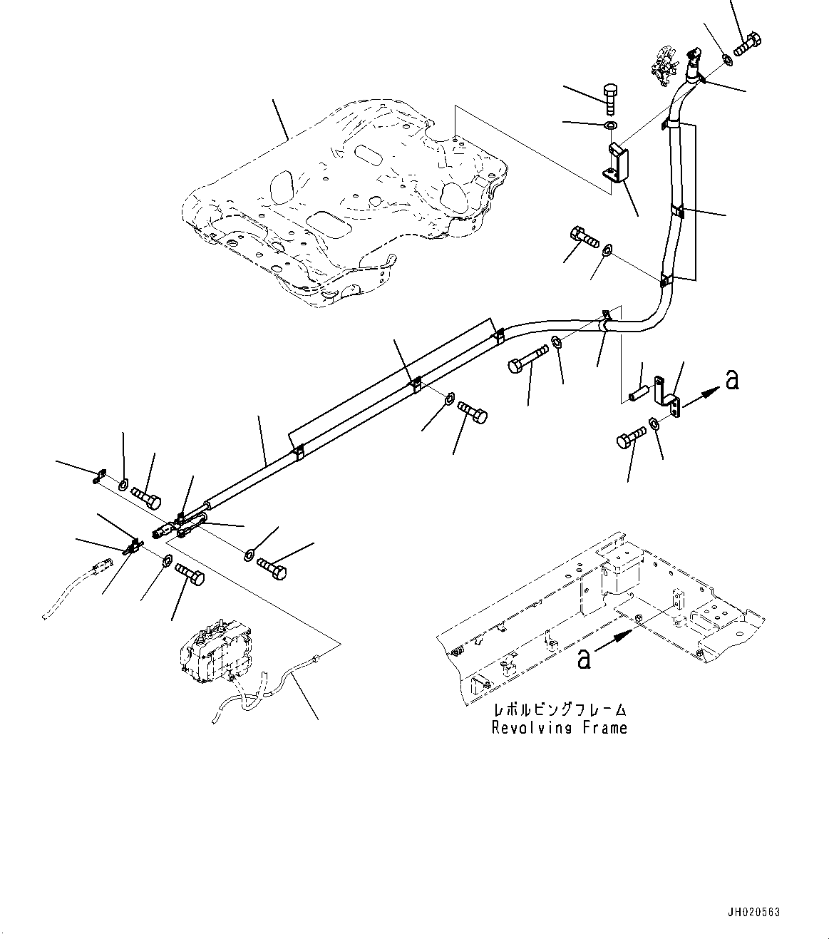 Wiring Harness(Cab,Floor, Wiring Harness,With KomVision) (2A5-06-82630) KOMATSU