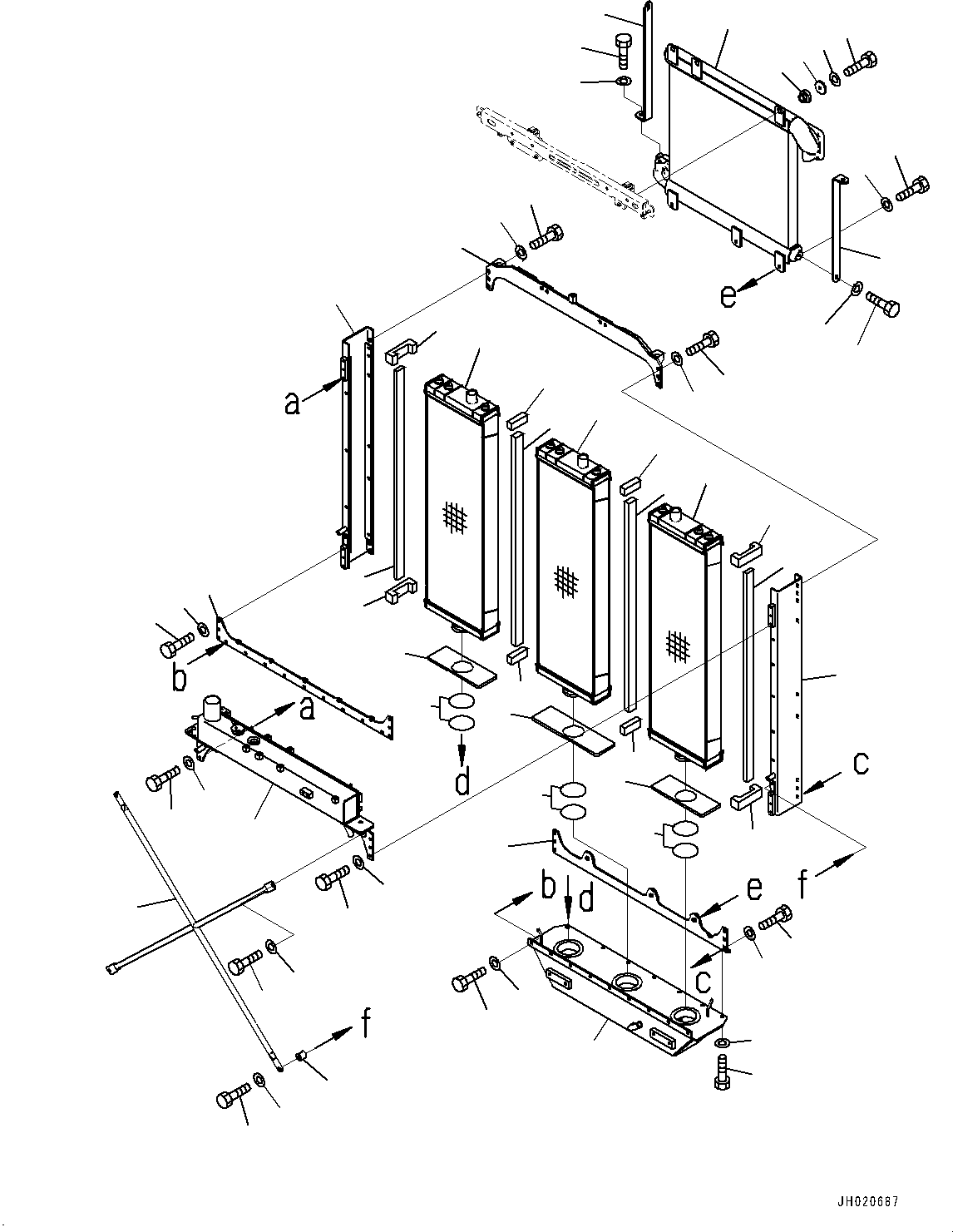 Cooling Assembly 17A-03-00121 KOMATSU