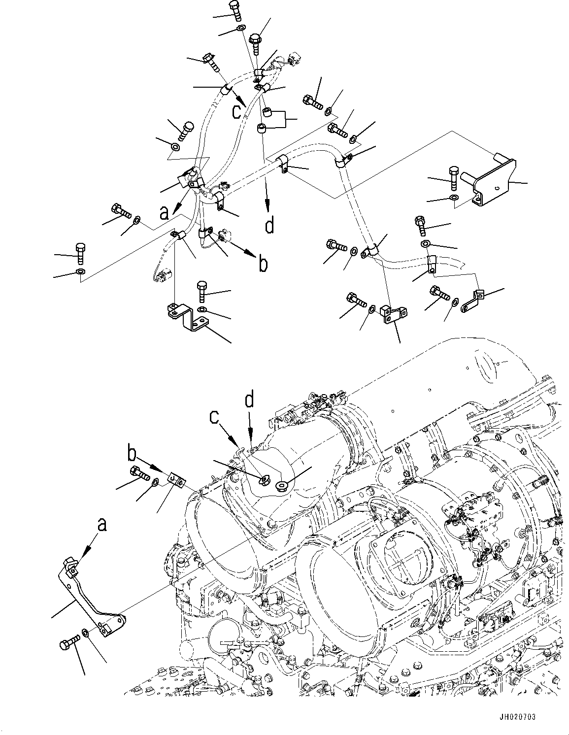 Упорное кольцо 17A-06-61530 KOMATSU