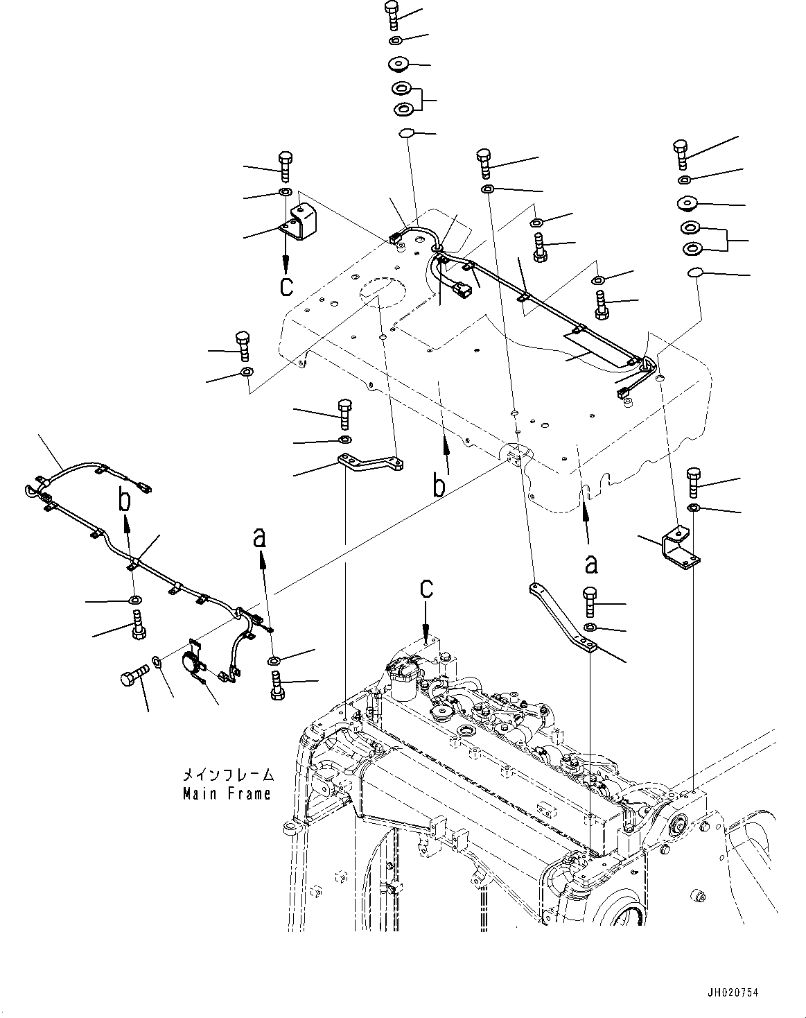 Жгут проводов 17A-06-61232 KOMATSU